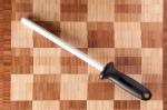Мусат керамический Samura для правки стальных ножей белый Аксесс