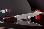нож кухонный поварской Большой Шеф Samura/ красная пакка Mo-V SM-0087